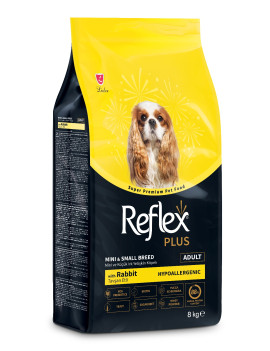 Reflex Plus (Рефлекс Плюс) Повноцінний та збалансований сухий корм для собак малих порід з кроликом, 8 кг